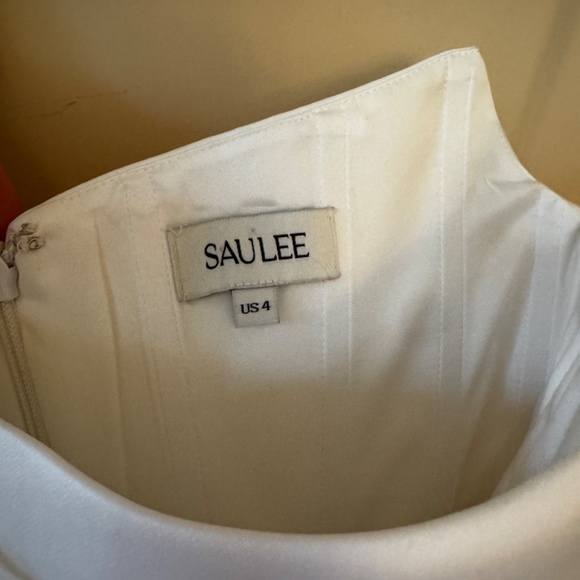 Sau Lee Brandi Gown in White - One-shoulder draped corset maxi dress - Picture 11 of 13